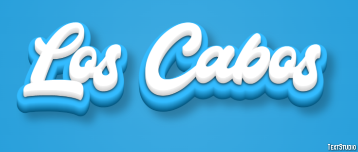 Los Cabos テキスト効果