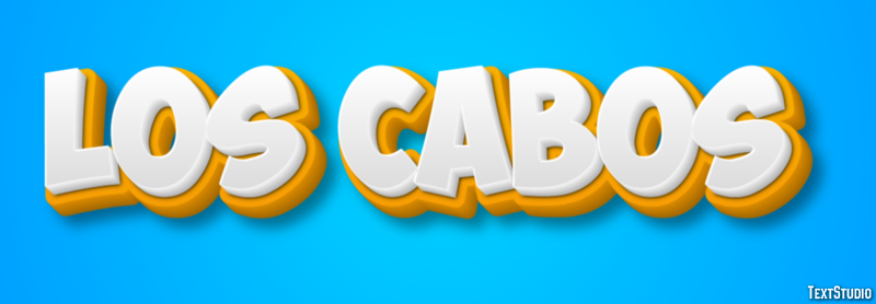 Los Cabos テキスト効果