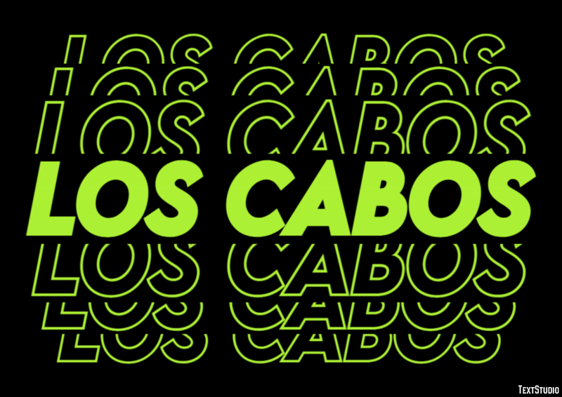 Los Cabos Efekt tekstowy
