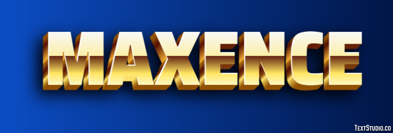 Maxence Efecto de Texto