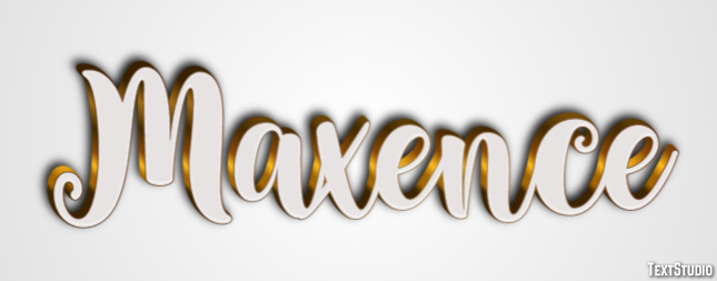 Maxence Efecto de Texto