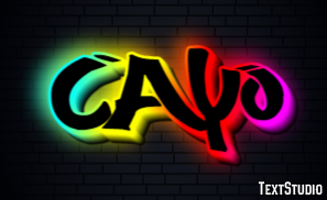 Cayo Efecto de Texto