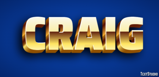 Craig Efeito de texto