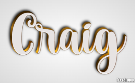 Craig Efeito de texto