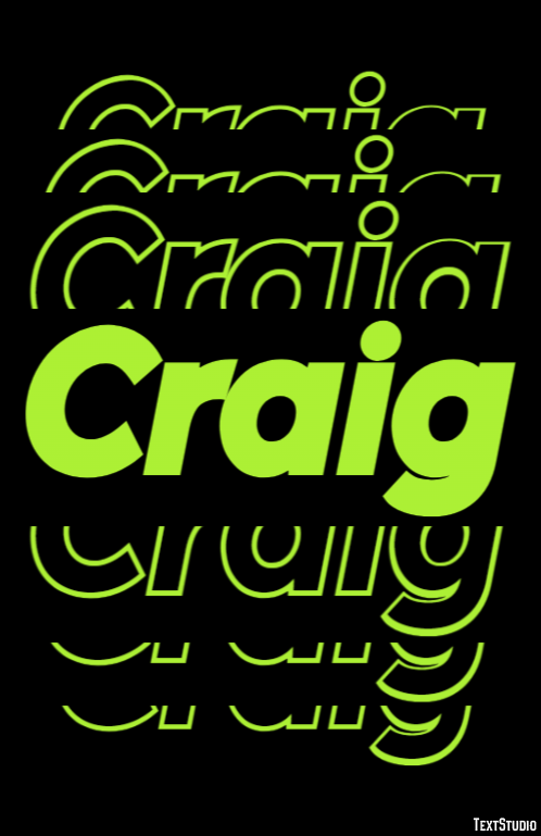 Craig Effetto testo
