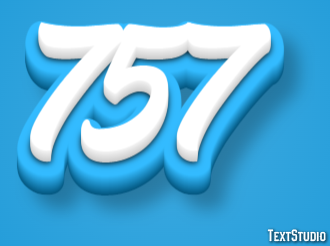 757 Efekt tekstowy