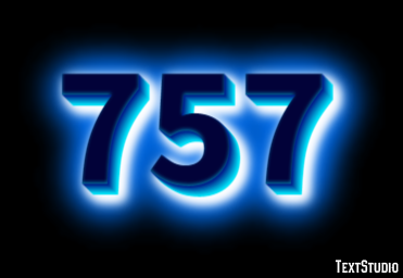 757 Efekt tekstowy