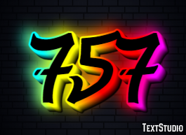 757 Efekt tekstowy