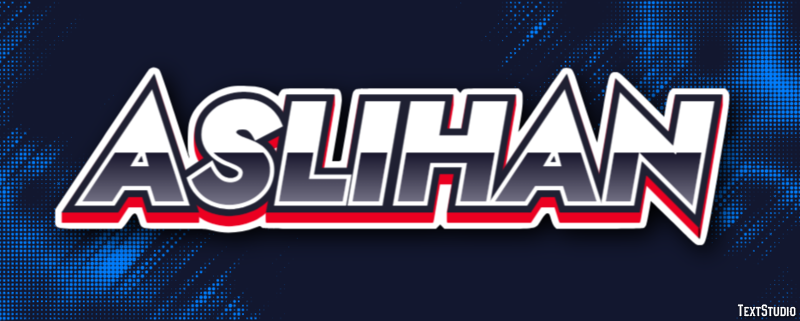 Aslıhan テキスト効果