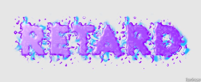 Retard Effet de Texte