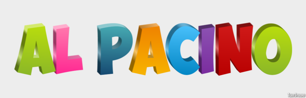 Al Pacino Text Effect