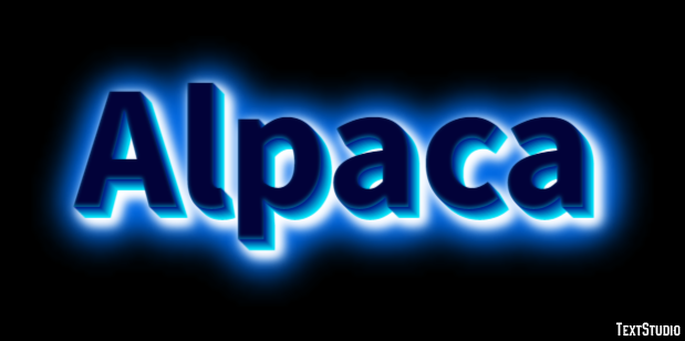 Alpaca Metin efekti