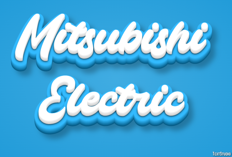 Mitsubishi Electric テキスト効果