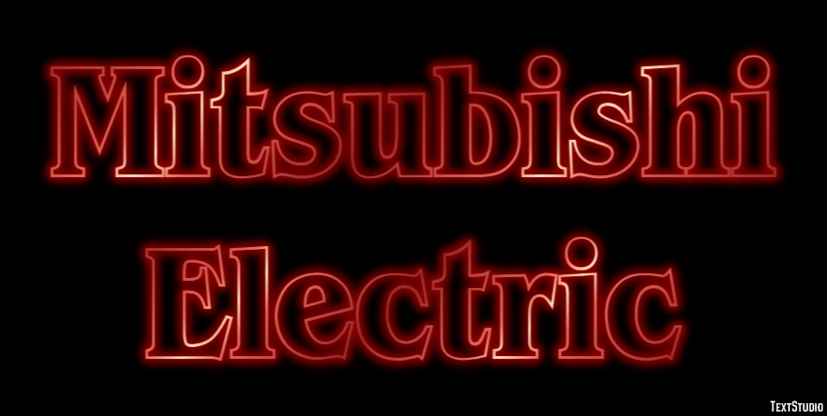 Mitsubishi Electric テキスト効果
