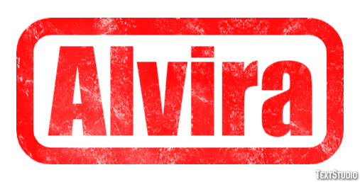 Alvira Text effect