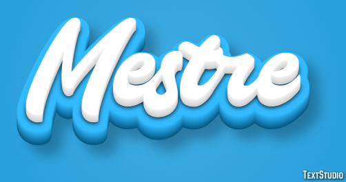 Mestre Эффект текста