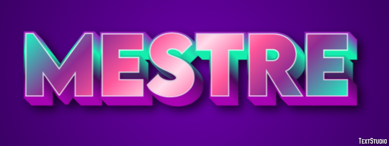 Mestre Efekt tekstowy