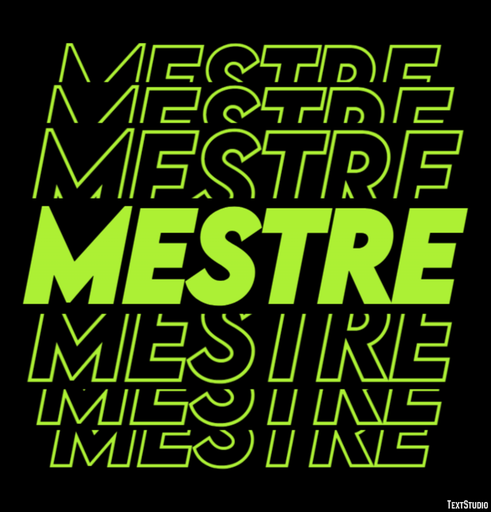 Mestre Efekt tekstowy