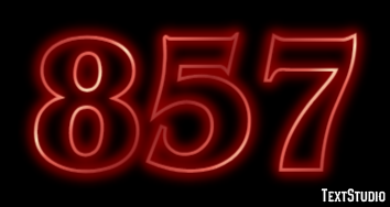 857 Текстовый эффект