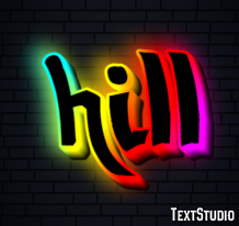 Hill Texteffekt