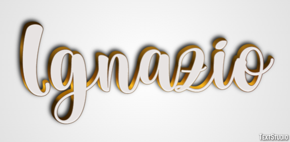 Ignazio Efecto de Texto