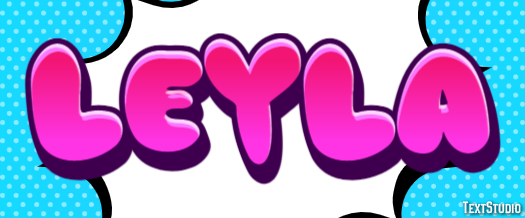 Leyla テキスト効果