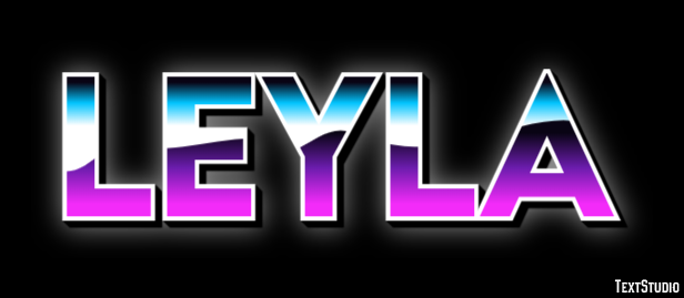 Leyla テキスト効果