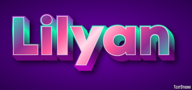 Lilyan Text effect