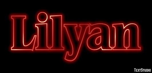 Lilyan Text effect