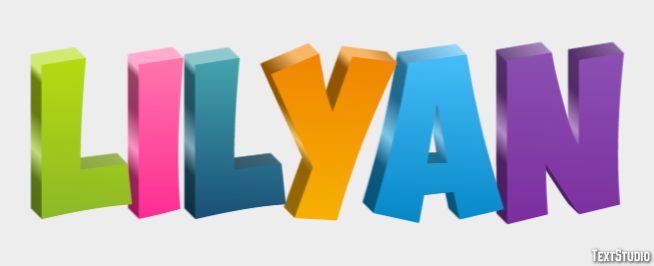 Lilyan Text effect