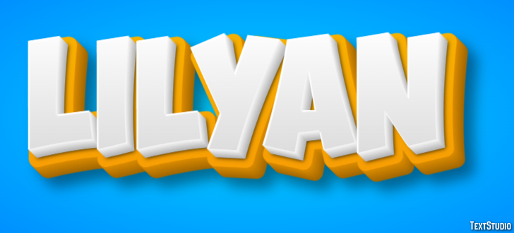 Lilyan Text effect