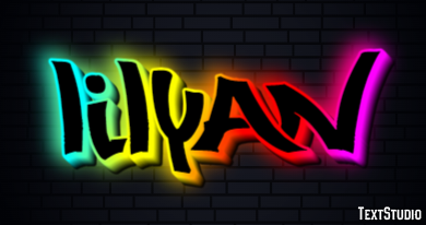 Lilyan Texteffekt