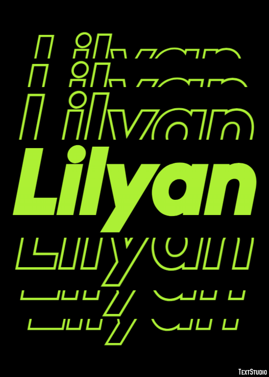 Lilyan Texteffekt