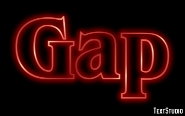 Gap Metin Efekti