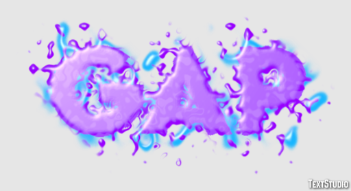 Gap Text Effect