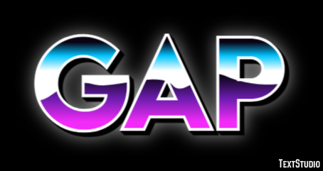 Gap Text Effect