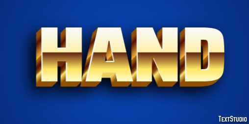 Hand Tekst Effect