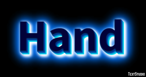 Hand Text Effect