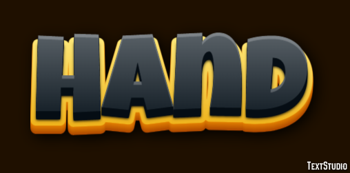 Hand Text Effect