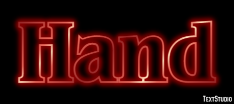 Hand Text Effect