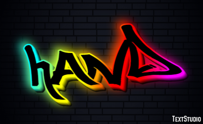 Hand Text Effect