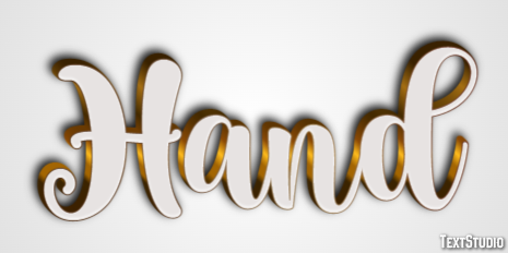 Hand Text Effect