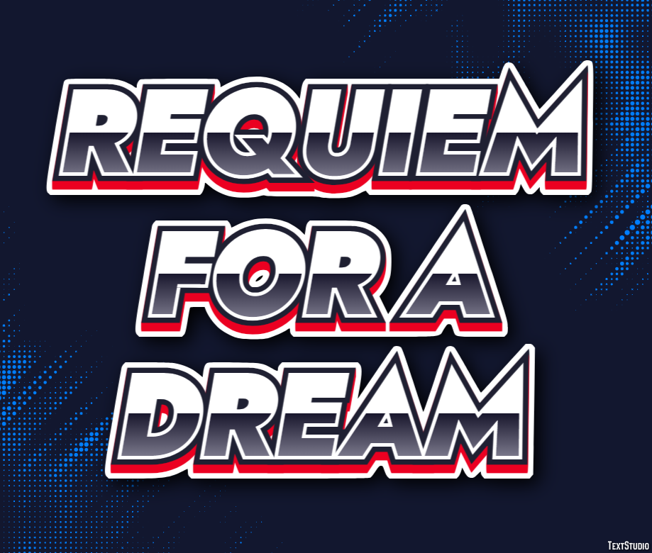 Requiem for a Dream Text Effect