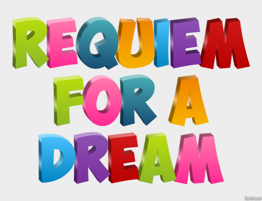 Requiem for a Dream Text Effect