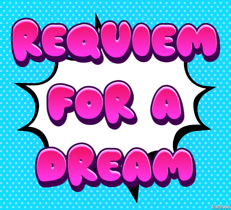 Requiem for a Dream Text effect