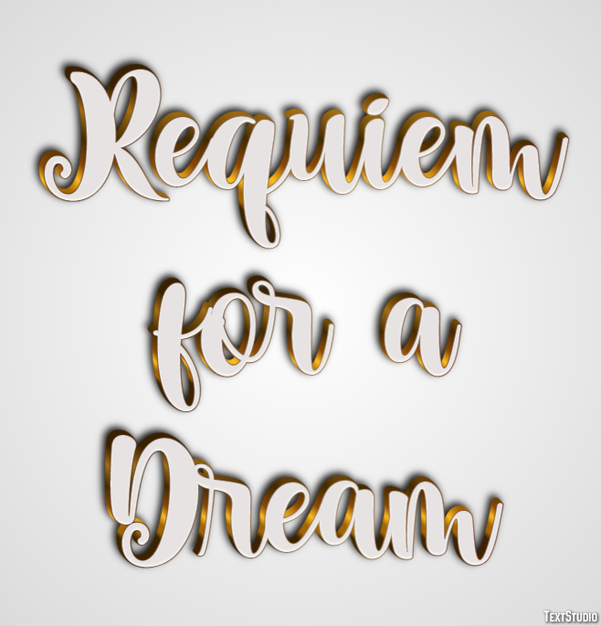 Requiem for a Dream Text Effect