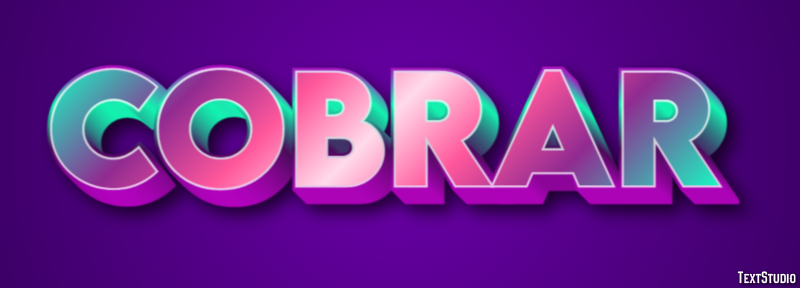 Cobrar Tekst Effect