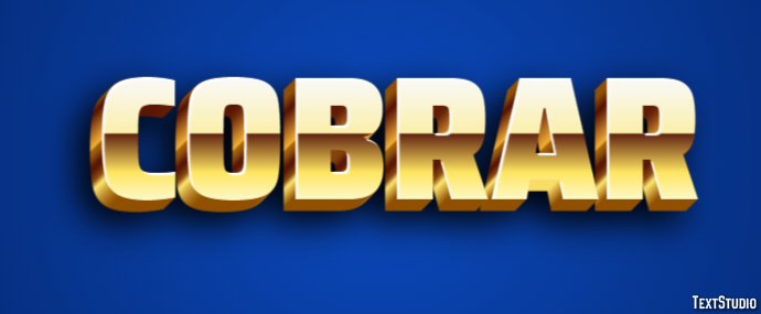 Cobrar Efeito de texto