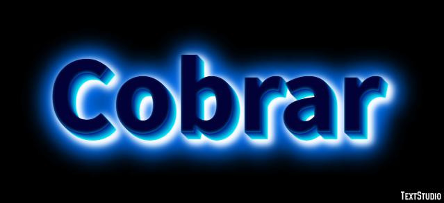Cobrar Efeito de texto