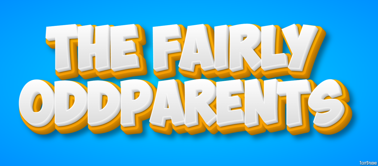 The Fairly OddParents Text effect